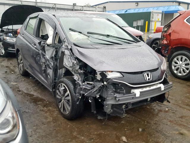 JHMGK5H88HS003159 - 2017 HONDA FIT EX GRAY photo 1