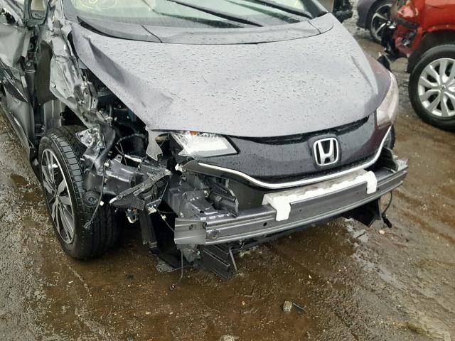 JHMGK5H88HS003159 - 2017 HONDA FIT EX GRAY photo 9