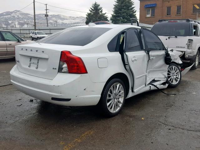 YV1390MS1A2491175 - 2010 VOLVO S40 2.4I WHITE photo 4