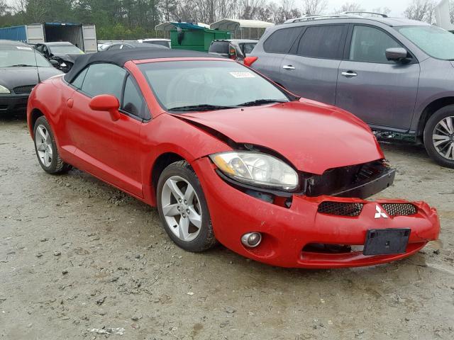 4A3AL25F57E014894 - 2007 MITSUBISHI ECLIPSE SP RED photo 1