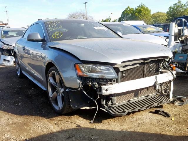 WAUDK78TX9A018268 - 2009 AUDI A5 QUATTRO SILVER photo 1