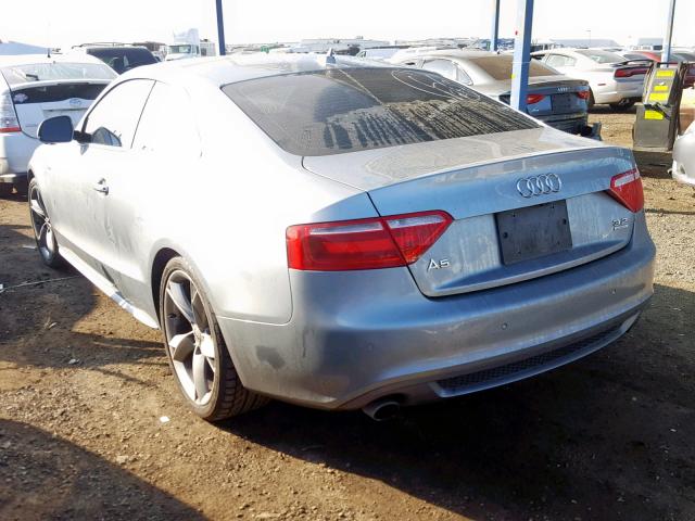 WAUDK78TX9A018268 - 2009 AUDI A5 QUATTRO SILVER photo 3