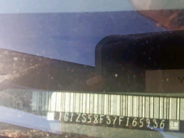 1G1ZS58F37F165936 - 2007 CHEVROLET MALIBU LS 灰色 照片 10