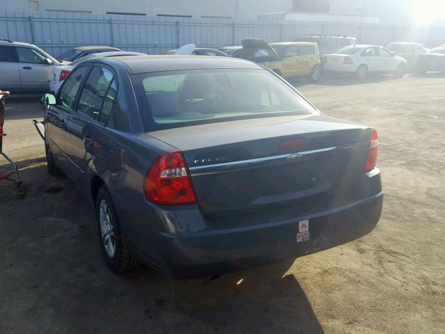 1G1ZS58F37F165936 - 2007 CHEVROLET MALIBU LS 灰色 照片 3
