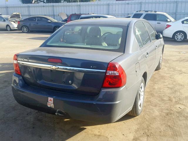 1G1ZS58F37F165936 - 2007 CHEVROLET MALIBU LS 灰色 照片 4