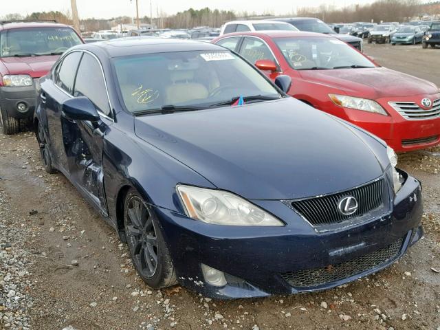 JTHCK262162007241 - 2006 LEXUS IS 250 BLUE photo 1