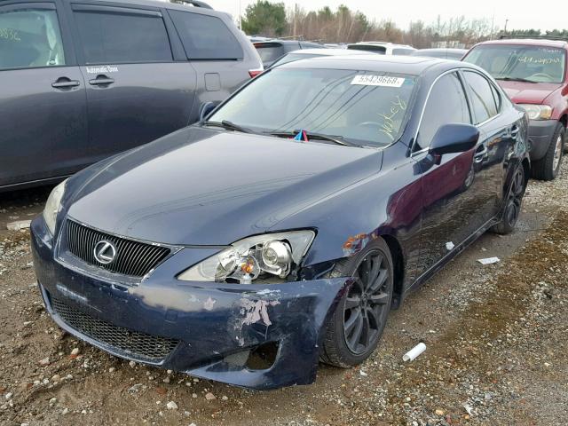 JTHCK262162007241 - 2006 LEXUS IS 250 BLUE photo 2