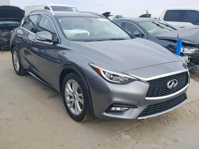 SJKCH5CP3HA028549 - 2017 INFINITI QX30 BASE GRAY photo 1