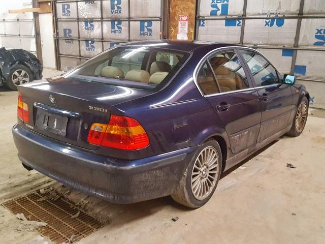 WBAEV53433KM28878 - 2003 BMW 330 I BLUE photo 4