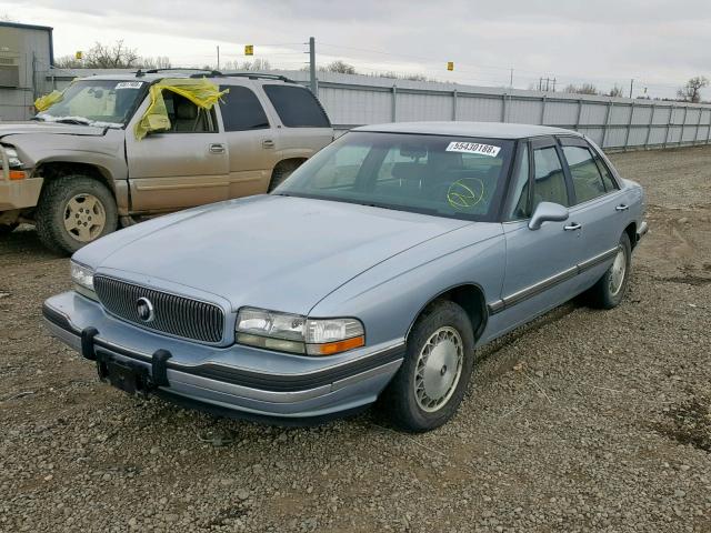 1G4HP52L3SH501368 - 1995 BUICK LESABRE CU BLUE photo 2