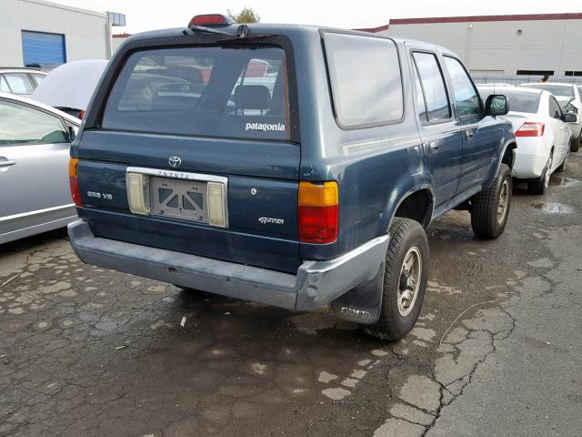 JT3VN39W1S8090137 - 1995 TOYOTA 4RUNNER VN GREEN photo 4