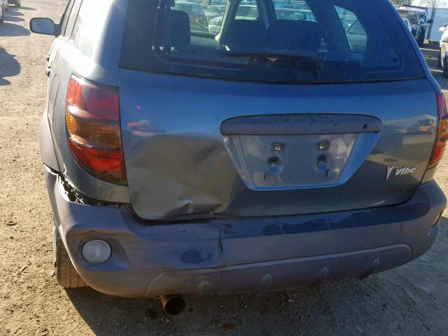 5Y2SL658X7Z406259 - 2007 PONTIAC VIBE GRAY photo 9