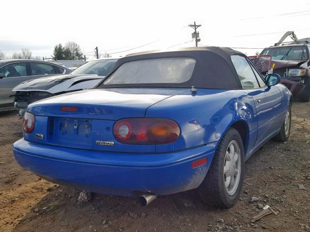 JM1NA3518N1300196 - 1992 MAZDA MX-5 MIATA BLUE photo 4