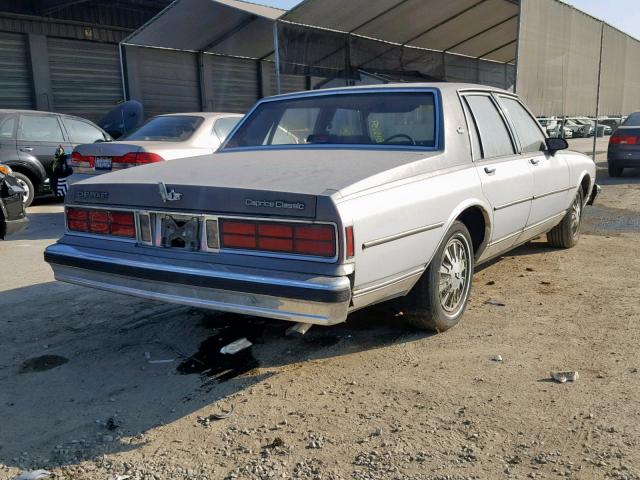 1G1BN69Z4GX154204 - 1986 CHEVROLET CAPRICE CL GRAY photo 4