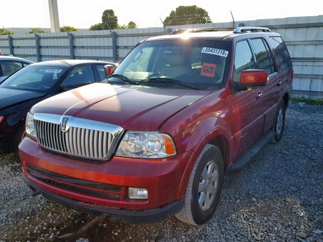 5LMFU285X6LJ23878 - 2006 LINCOLN NAVIGATOR 红色 照片 2
