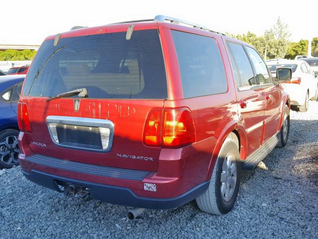 5LMFU285X6LJ23878 - 2006 LINCOLN NAVIGATOR 红色 照片 4
