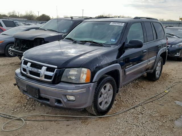 4NUDS13S062700732 - 2006 ISUZU ASCENDER S BLACK photo 2