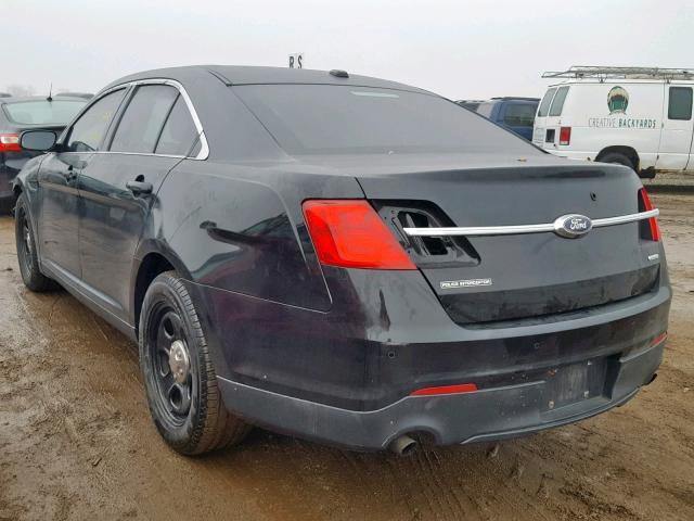 1FAHP2MT7DG144842 - 2013 FORD TAURUS POL BLACK photo 3