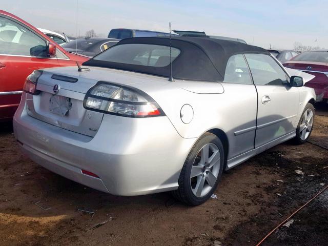 YS3FA7CY2B1308049 - 2011 SAAB 9-3 2.0T SILVER photo 4