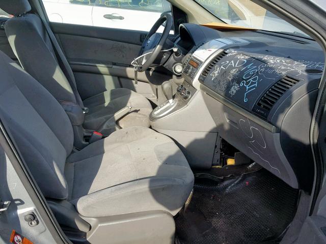 3N1AB61E59L629266 - 2009 NISSAN SENTRA 2.0 GRAY photo 5