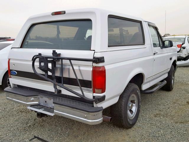 1FMEU15H2SLA36719 - 1995 FORD BRONCO U10 WHITE photo 4