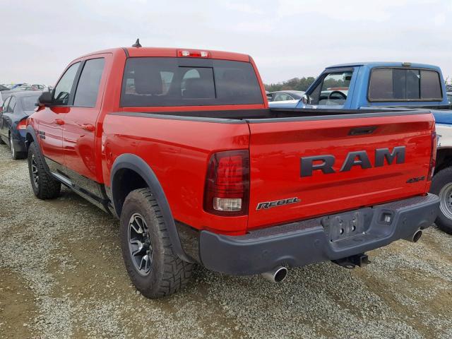 1C6RR7YT0GS210995 - 2016 RAM 1500 REBEL RED photo 3