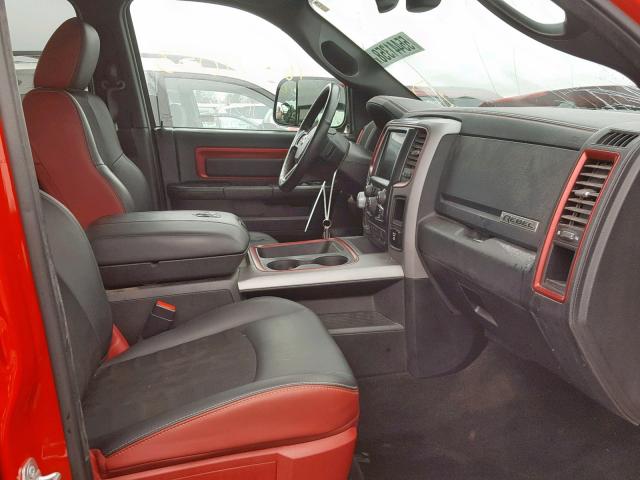 1C6RR7YT0GS210995 - 2016 RAM 1500 REBEL წითელი ფოტო 5