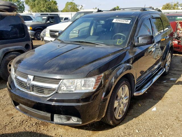 3D4PH9FV8AT269126 - 2010 DODGE JOURNEY R/ BLACK photo 2