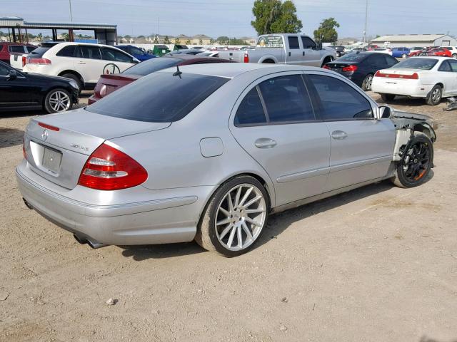 WDBUF76J05A636068 - 2005 MERCEDES-BENZ E 55 AMG SILVER photo 4