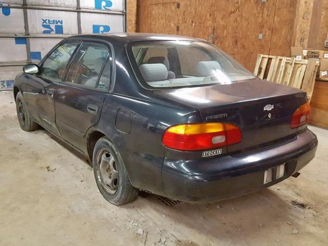 1Y1SK52862Z421055 - 2002 CHEVROLET GEO PRIZM BLACK photo 3