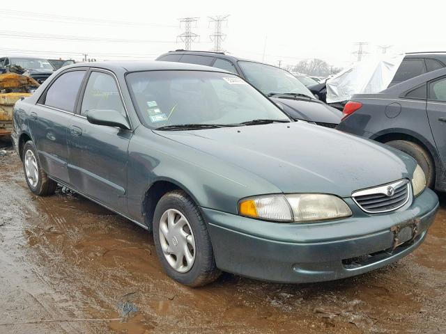 1YVGF22C8W5691428 - 1998 MAZDA 626 DX GREEN photo 1