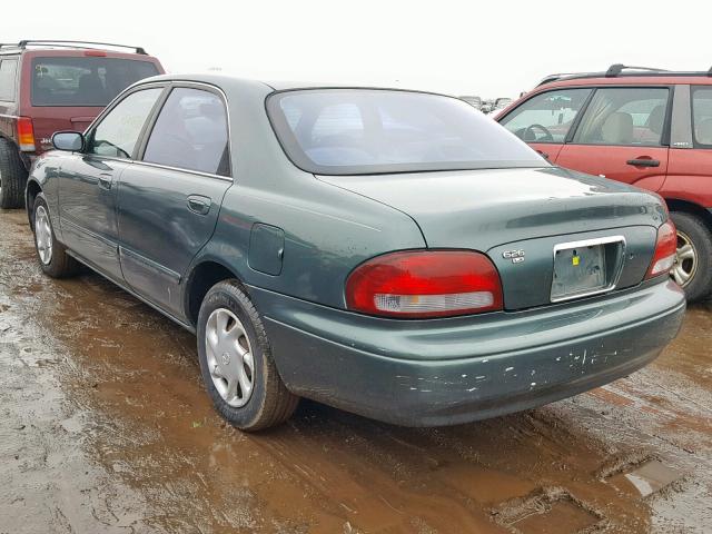 1YVGF22C8W5691428 - 1998 MAZDA 626 DX GREEN photo 3