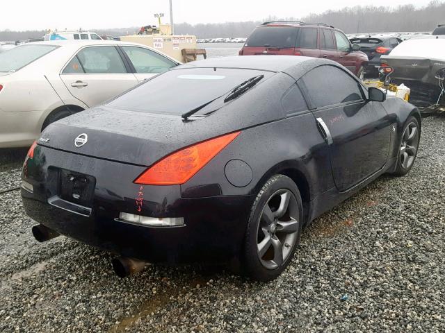 JN1AZ34D06M330489 - 2006 NISSAN 350Z COUPE BLACK photo 4