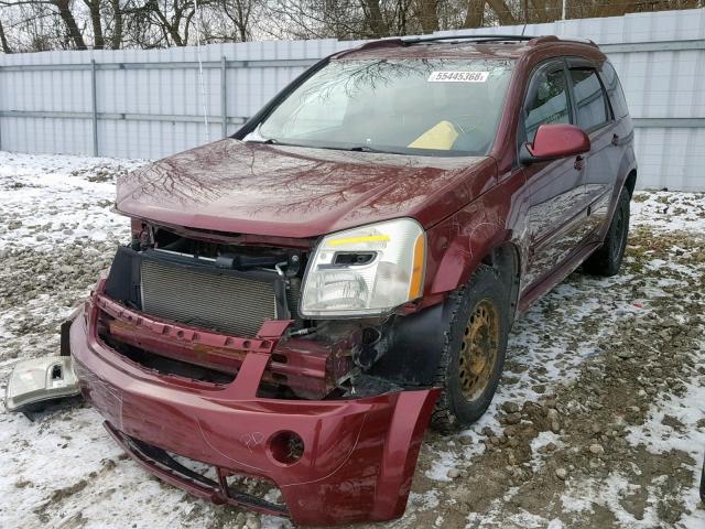 2CNDL937696238702 - 2009 CHEVROLET EQUINOX SP BURGUNDY photo 2