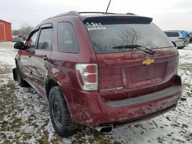 2CNDL937696238702 - 2009 CHEVROLET EQUINOX SP BURGUNDY photo 3