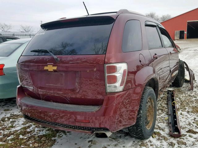 2CNDL937696238702 - 2009 CHEVROLET EQUINOX SP BURGUNDY photo 4