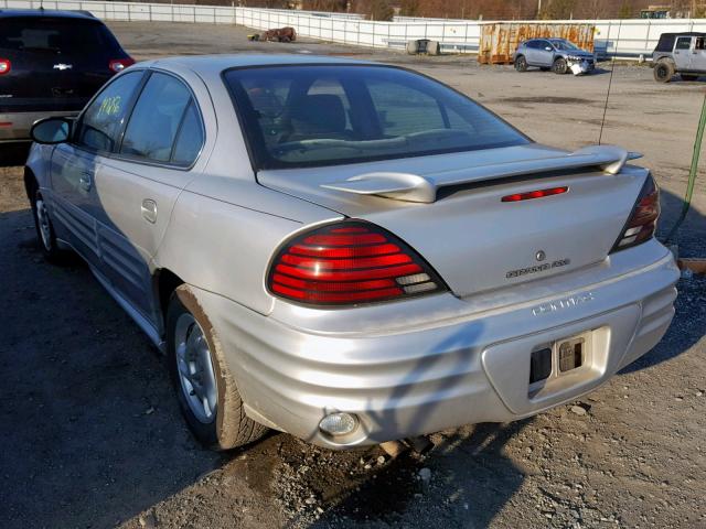 1G2NF52F82C279870 - 2002 PONTIAC GRAND AM S SILVER photo 3