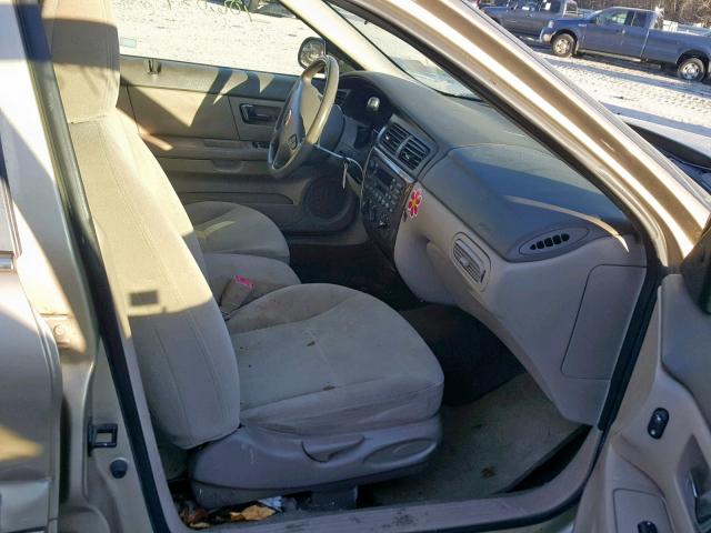 1MEFM50U51A631349 - 2001 MERCURY SABLE GS TAN photo 5