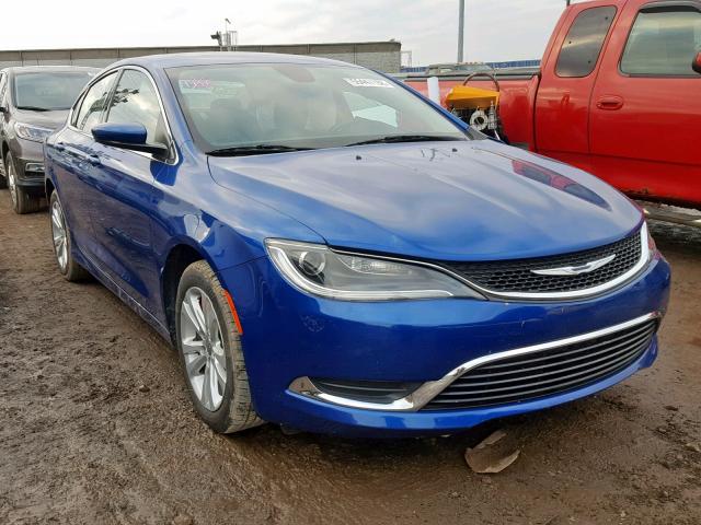 1C3CCCAB4FN649015 - 2015 CHRYSLER 200 LIMITE BLUE photo 1