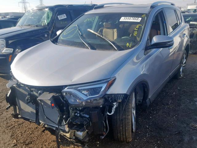 2T3DFREV9GW502696 - 2016 TOYOTA RAV4 LIMIT SILVER photo 2