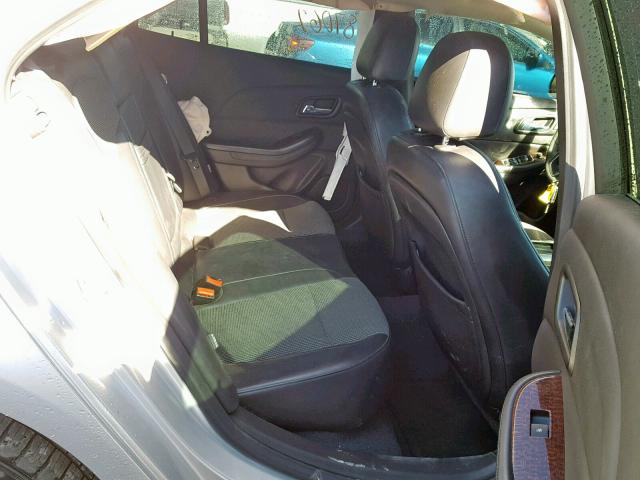1G11C5SA0DF194586 - 2013 CHEVROLET MALIBU 1LT ვერცხლისფერი ფოტო 6