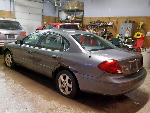 1FAFP55U12G185061 - 2002 FORD TAURUS SES GRAY photo 3