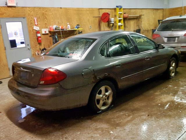 1FAFP55U12G185061 - 2002 FORD TAURUS SES GRAY photo 4