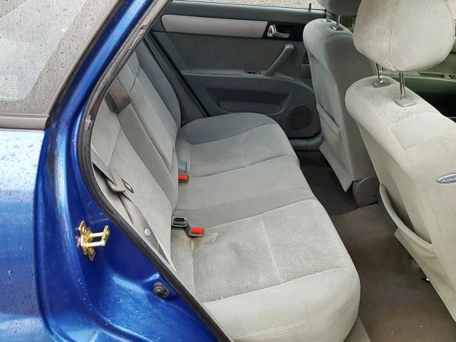 KL5JJ56Z65K210964 - 2005 SUZUKI FORENZA LX BLUE photo 6