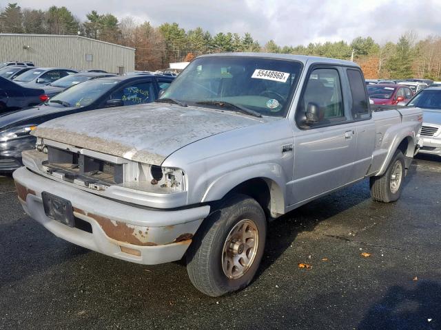 4F4YR16U12TM18004 - 2002 MAZDA B3000 CAB SILVER photo 2