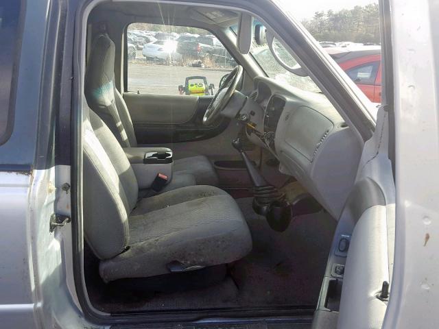 4F4YR16U12TM18004 - 2002 MAZDA B3000 CAB SILVER photo 5