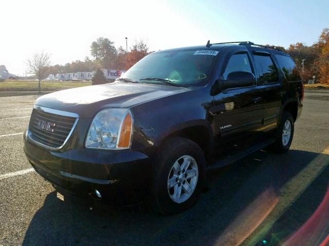 1GKUKAE08AR168657 - 2010 GMC YUKON SLE BLACK photo 2