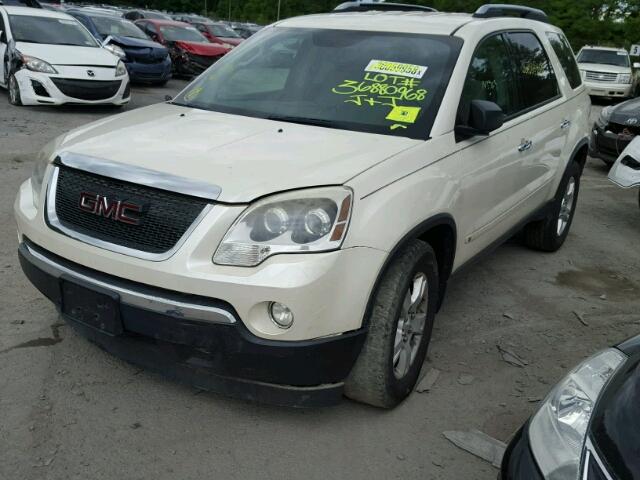 1GKER13D19J151893 - 2009 GMC ACADIA SLE WHITE photo 2