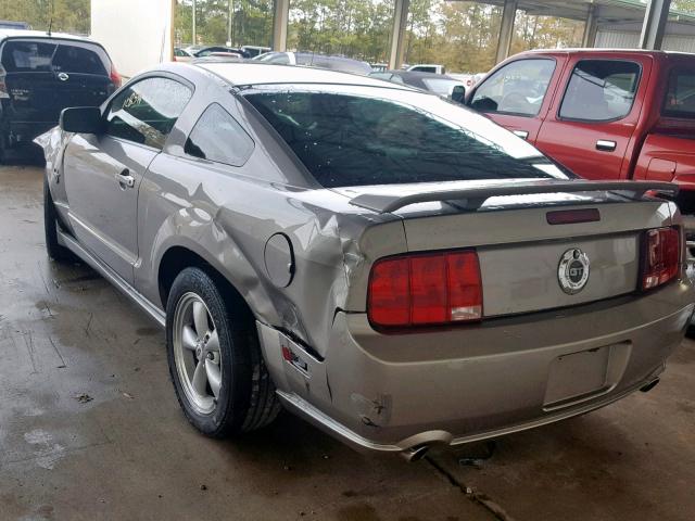 1ZVHT82H495146040 - 2009 FORD MUSTANG GT GRAY photo 3