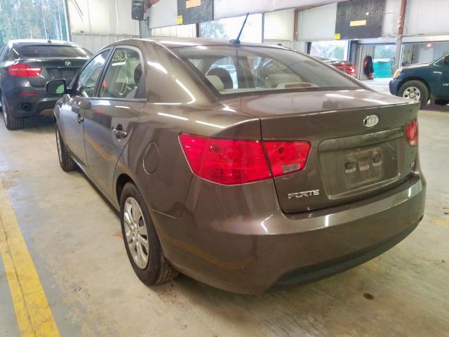 KNAFU4A28D5733067 - 2013 KIA FORTE EX TAN photo 3